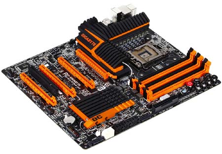 Симпатичная материнская плата Gigabyte GA-X58A-OC Симпатичная материнская плата Gigabyte GA-X58A-OC